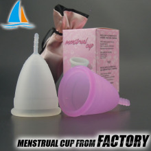 Coupe menstruelle réutilisable en silicone pour la période de santé féminine